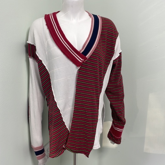 BDG Urban Outfitters Frazer Spliced Slouchy Sweater XS - Picture 5 of 10